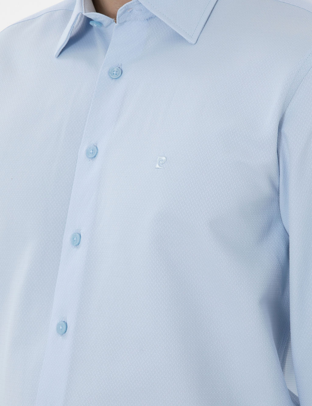 A__k Mavi Regular Fit Arm_rl_ Uzun Kollu G_mlek