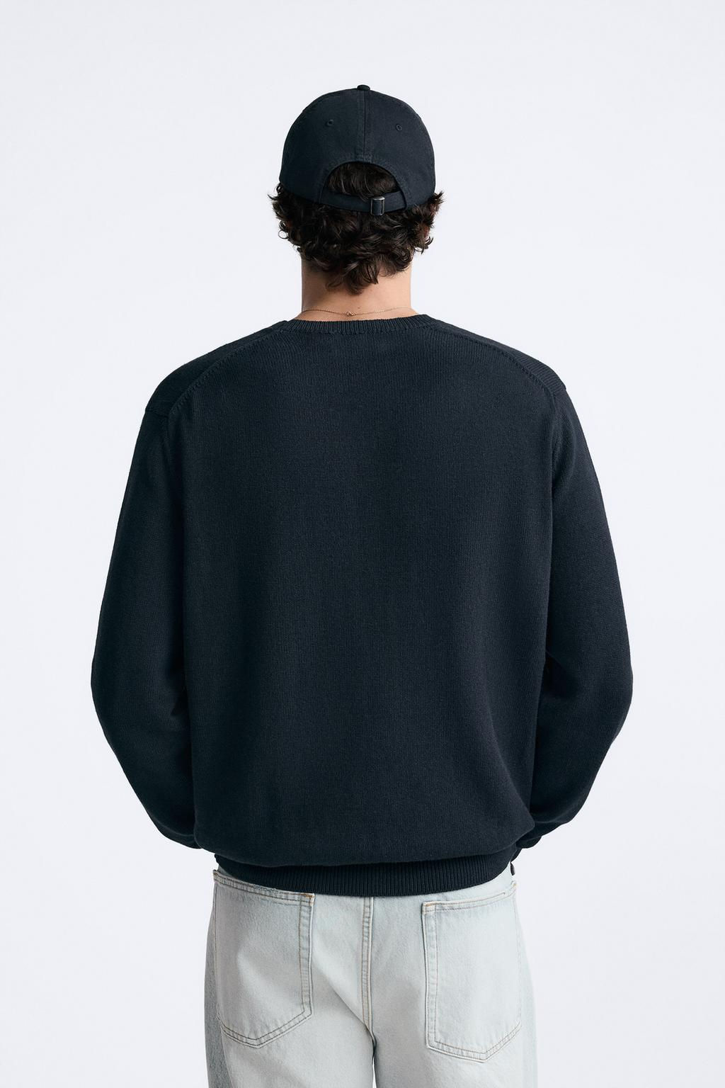 COTTON - LINEN SWEATER - Zara фото 3