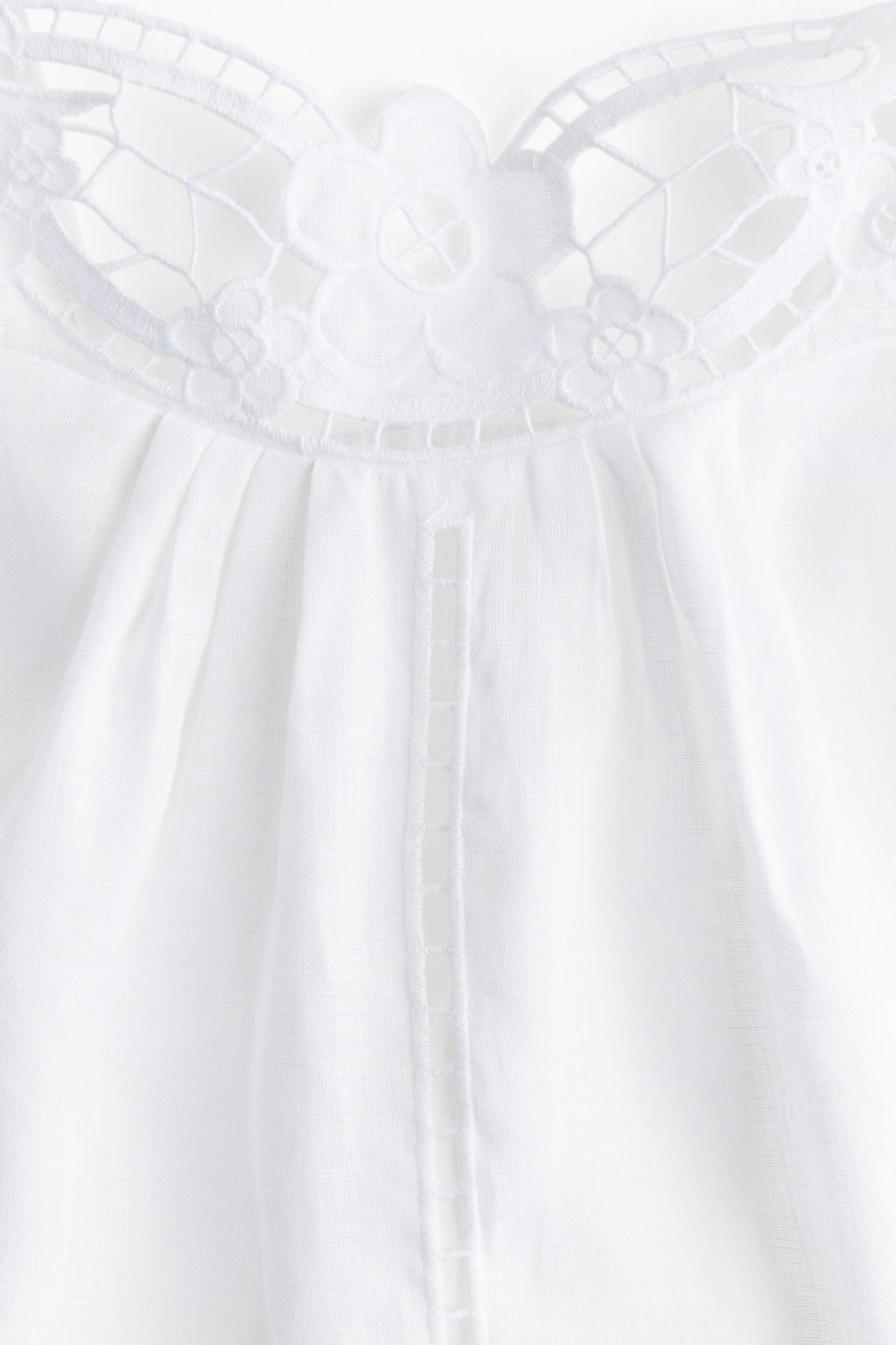 Top de lino con tirantes de lazo - H&m фото 3