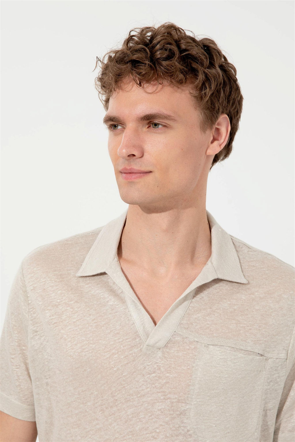 U. S. Polo Assn Мужская футболка с воротником-поло Stone - U.s. polo assn фото 8