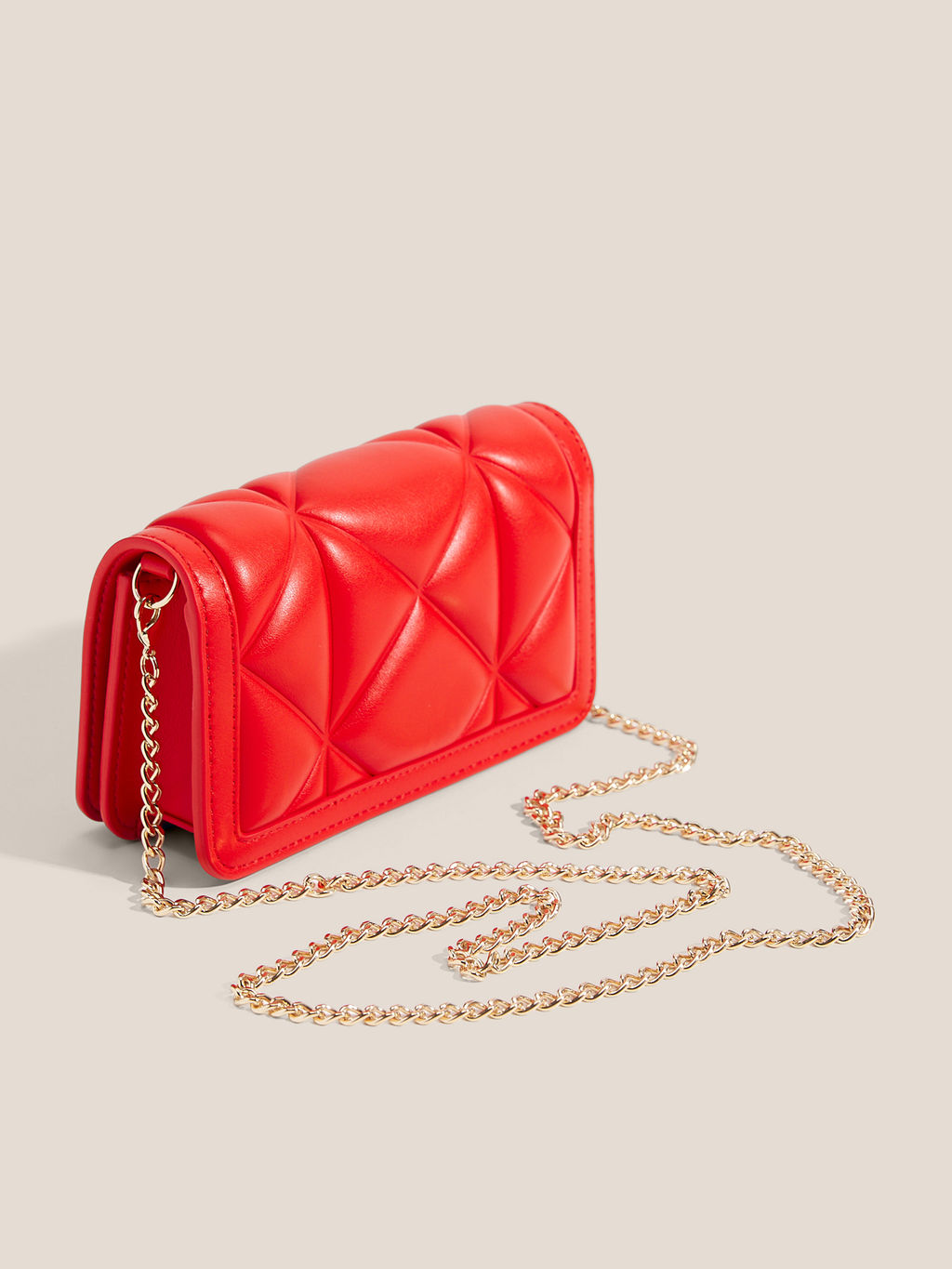 Клатч LOVE MOSCHINO SLG EMBOSSED Q Артикул 4561115, рубиновый  фото 3