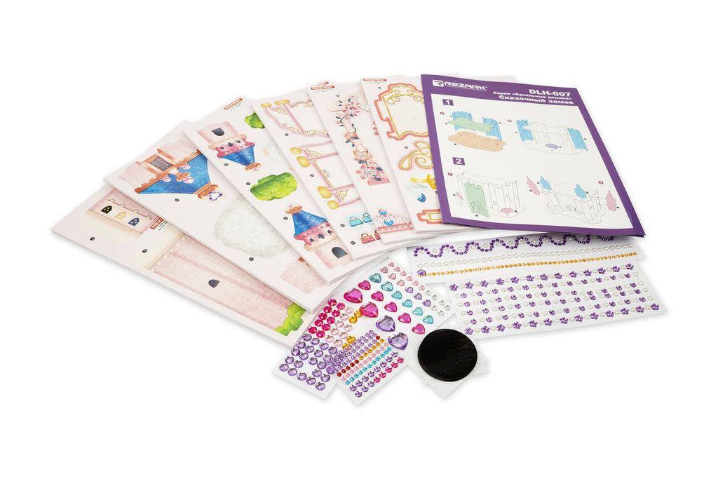 REZARK DLH-007 Серия Кукольные домики 92 элемент. Сказочный замок