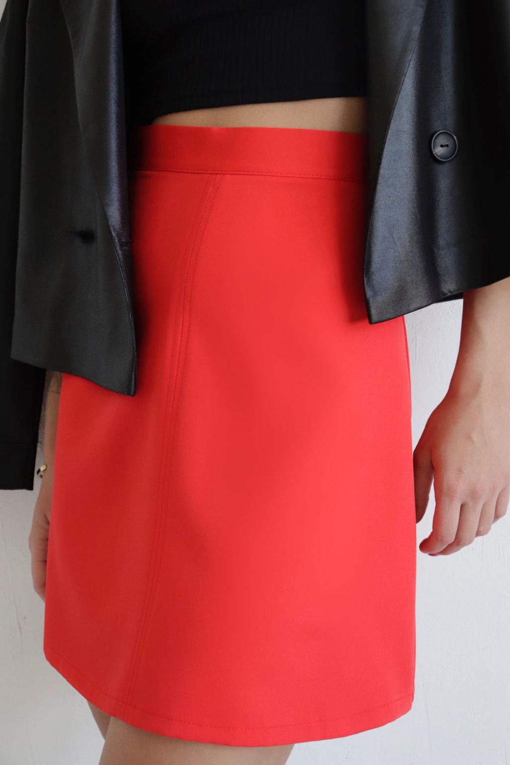 Короткая юбка-трапеция - Martichelli фото 22