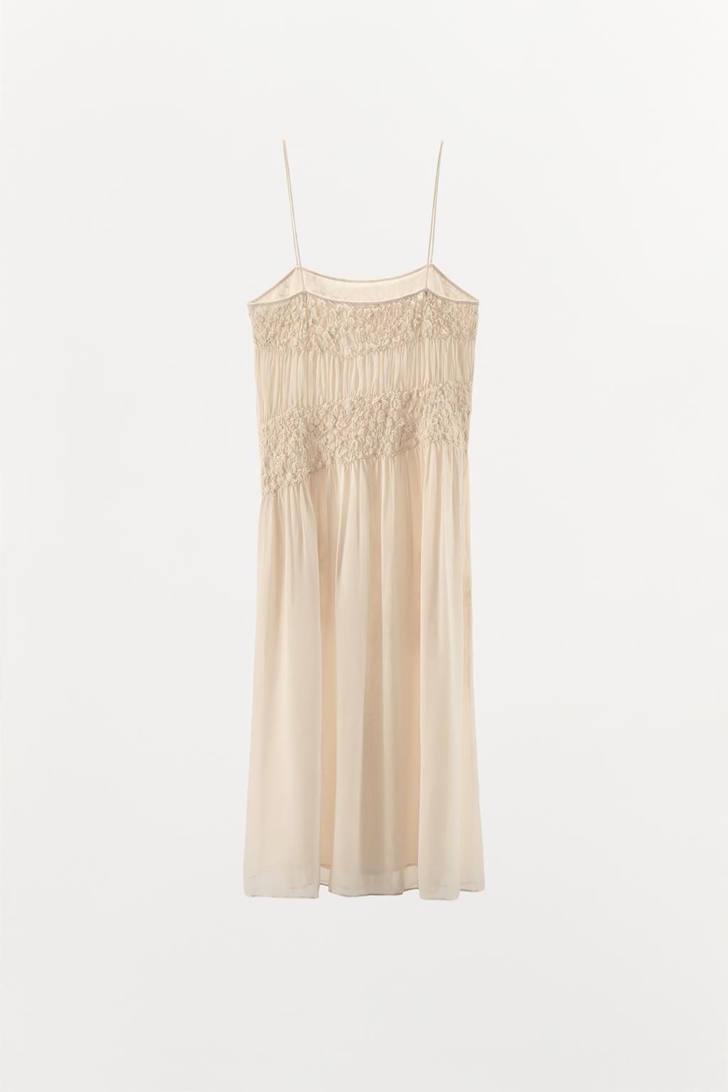 PLEATED STRAPPY DRESS - Zara фото 8