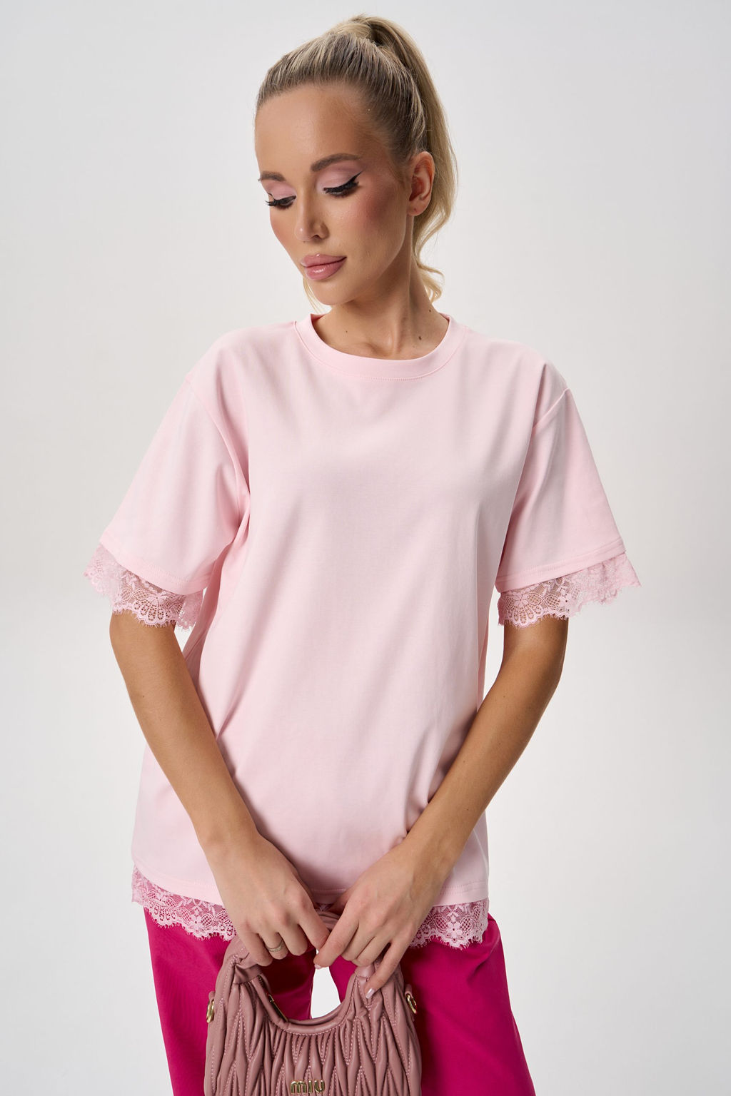 Футболка Бэль (розовый) - Эльза фото 10