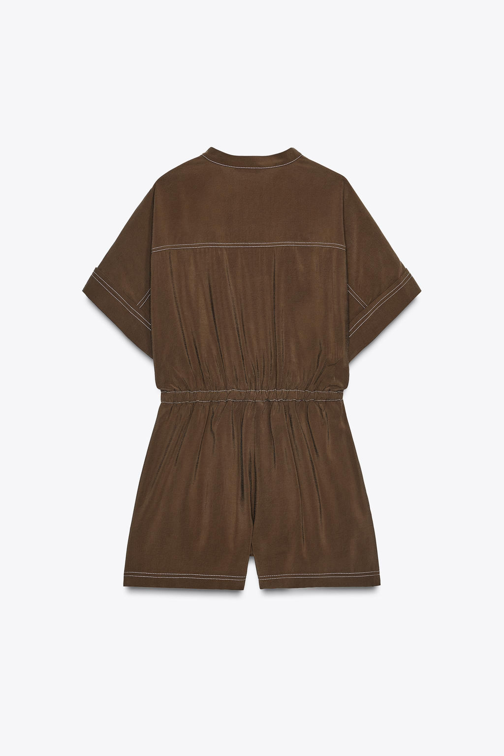TOPSTITCHING PLAYSUIT - Zara фото 7