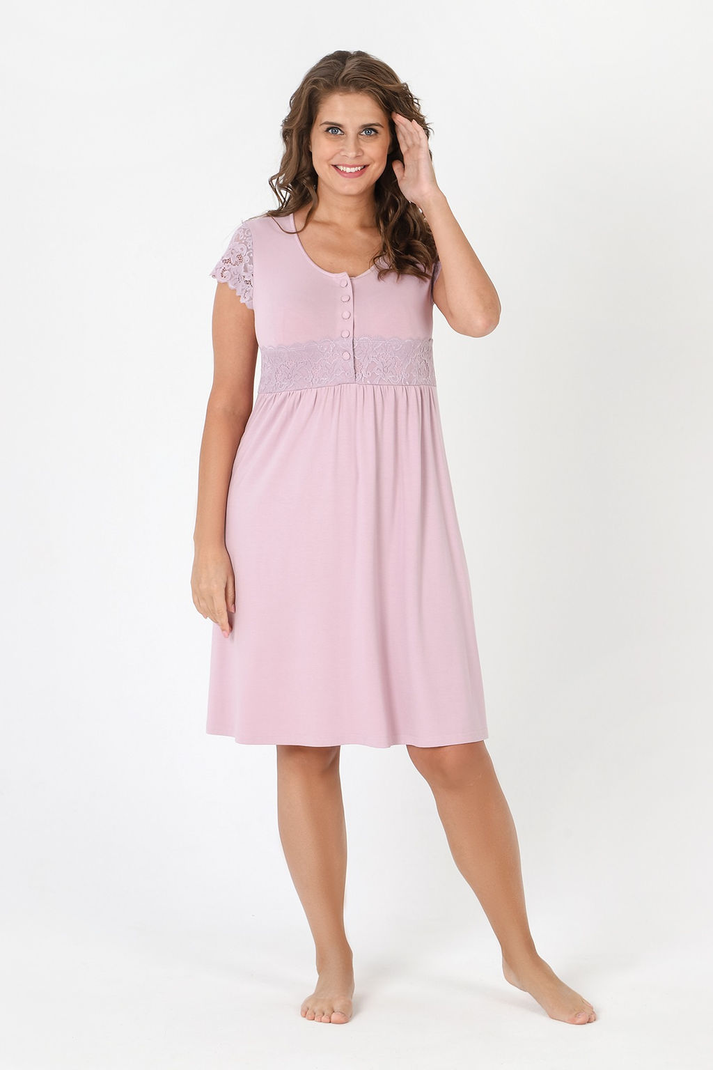 VIOTEX Ночная сорочка Шантель из вискозы с лайкрой - Виотекс фото 23