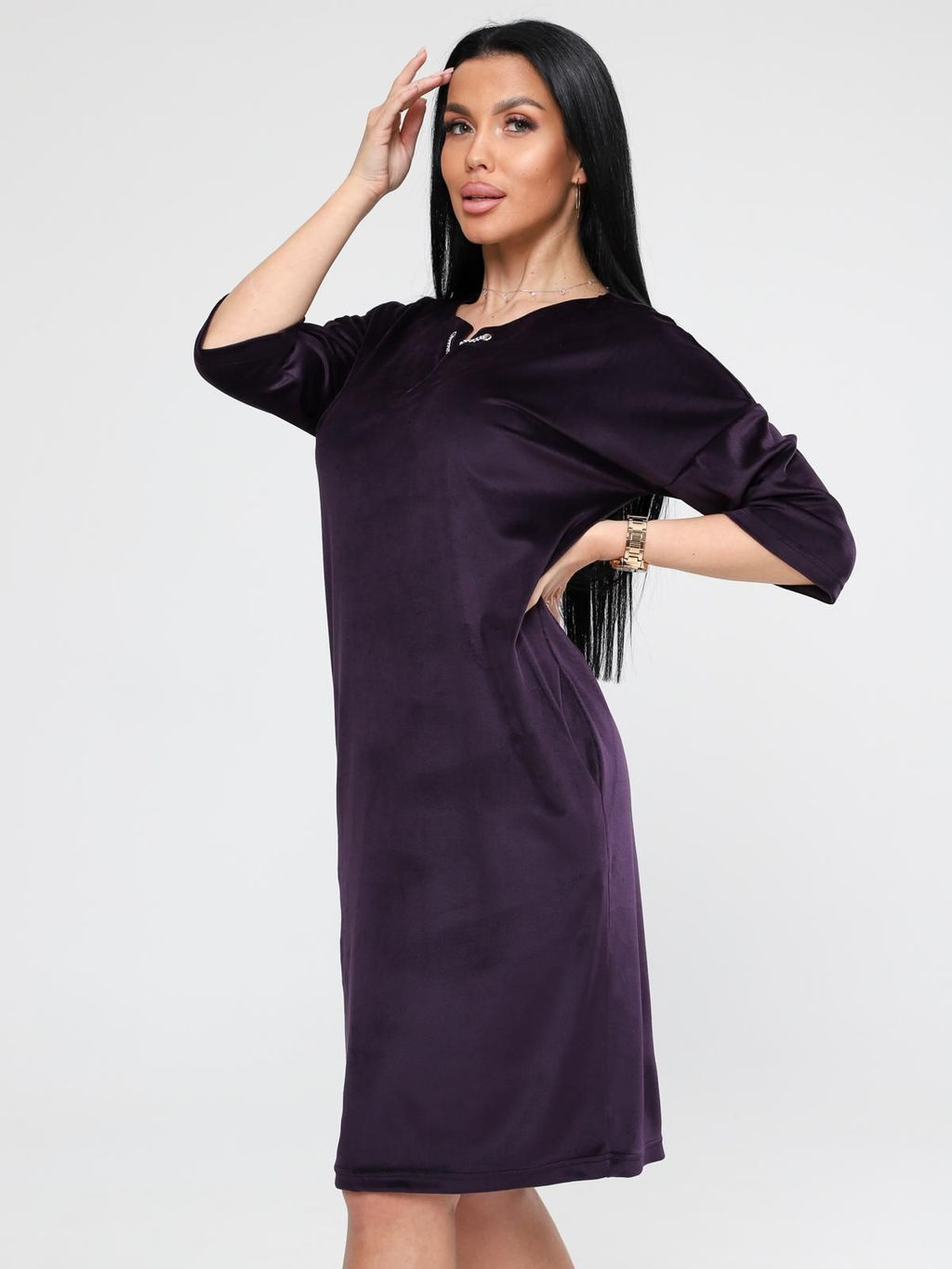 IV-CAPRIZ Карисса - платье из велюра  фото 27