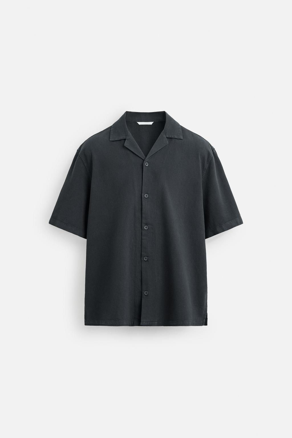 COTTON - LINEN SHIRT - Zara фото 8