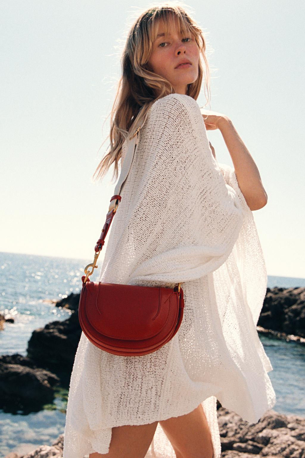 CONTRAST TOPSTITCH CROSSBODY BAG - Zara фото 3