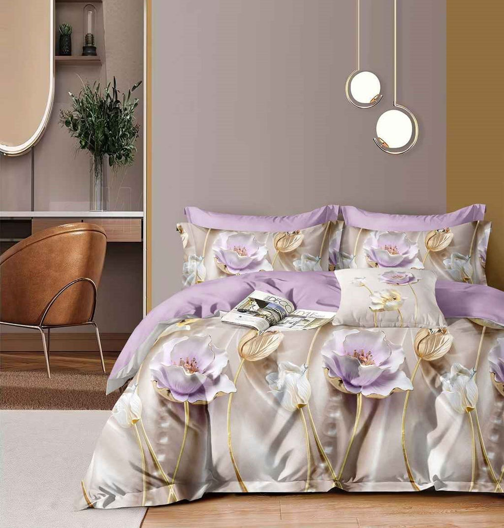 CA-1-727 КПБ 1.5 Сатин печатный + нав-ки ( 70х70х2шт ) АльВиТек - Alvitek фото 2