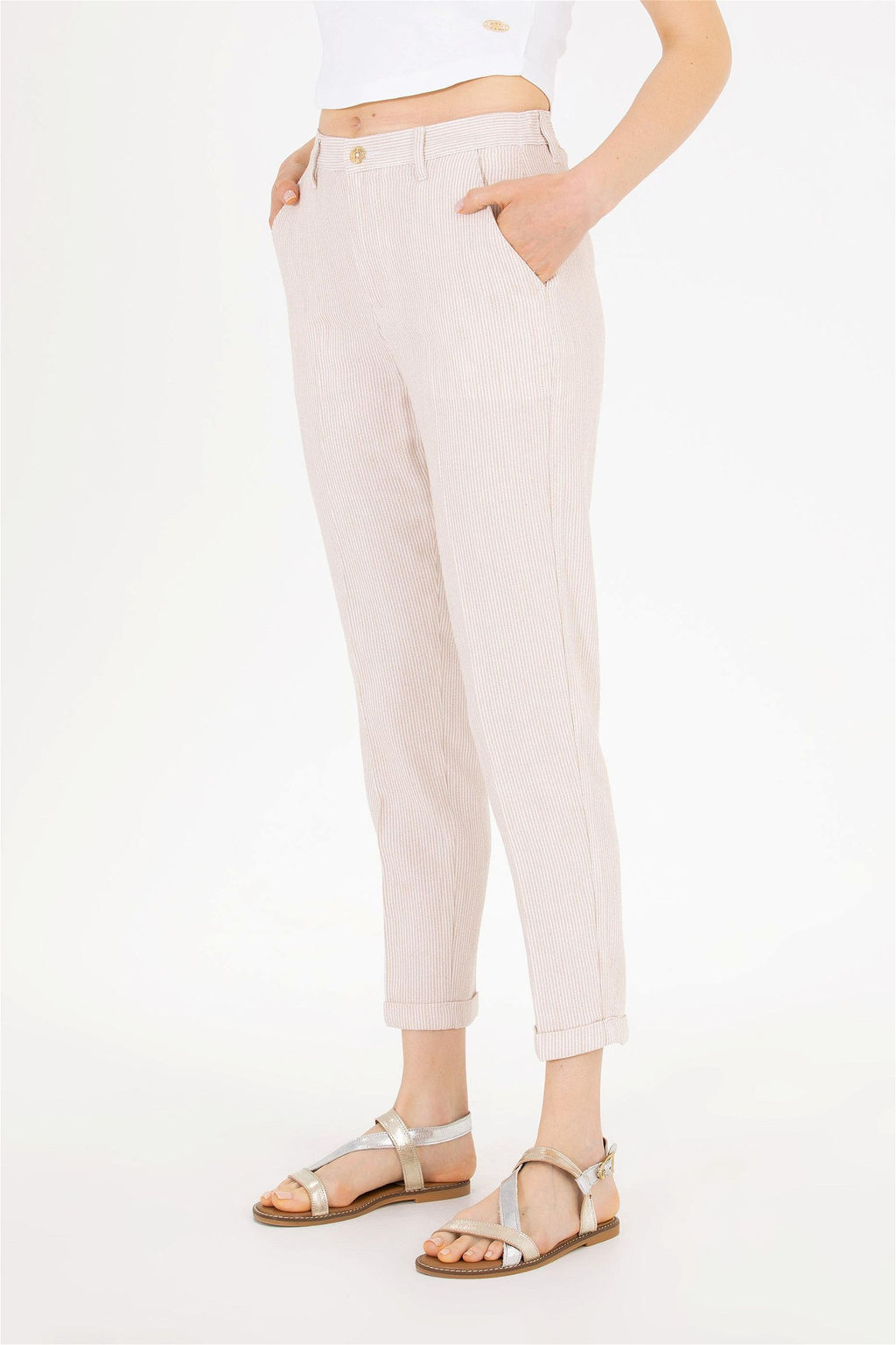 U. S. Polo Assn Женские песочные брюки - U.s. polo assn фото 2