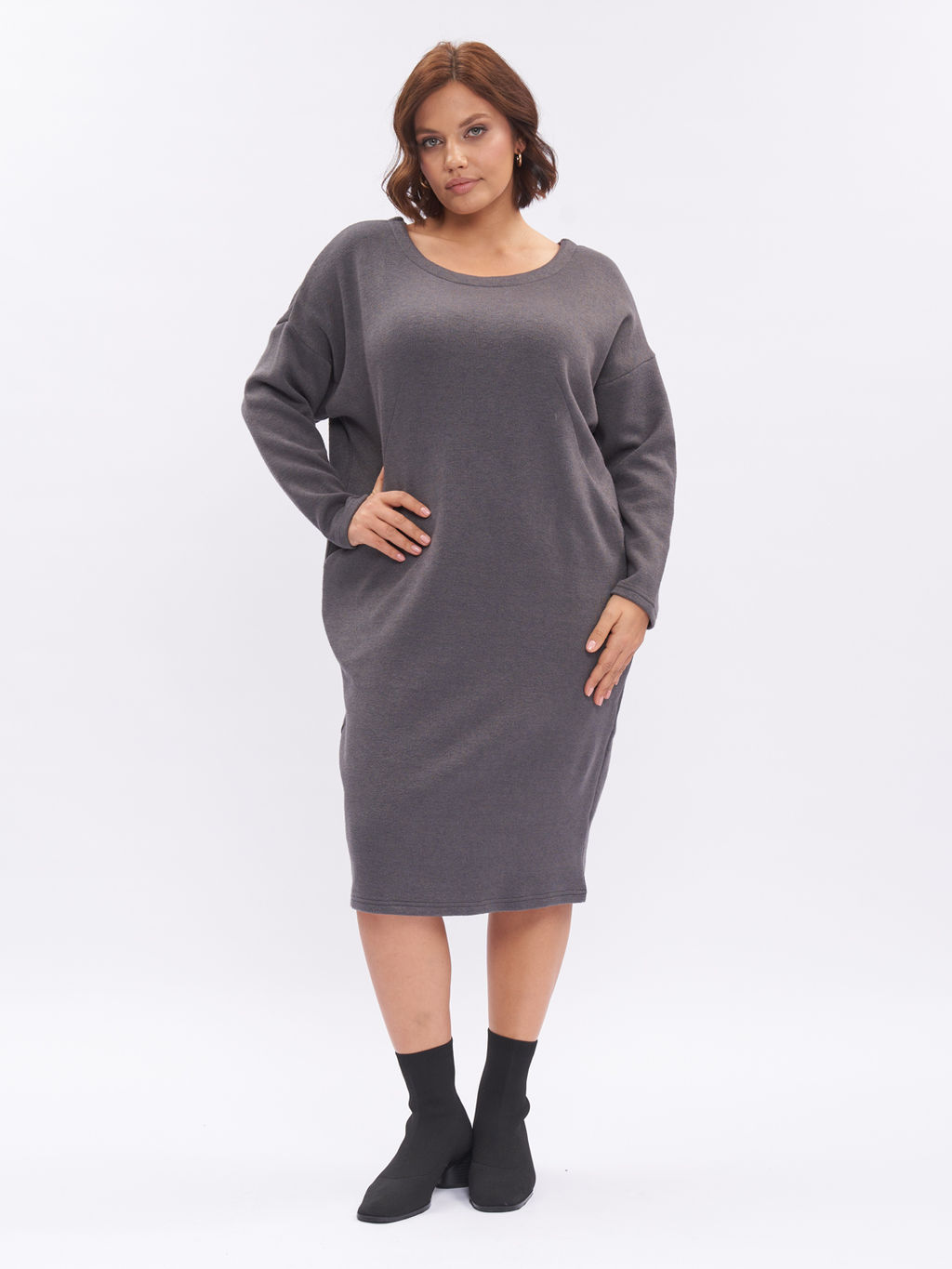 Платье теплое ZPP44728GRY23 - Артесса фото 2