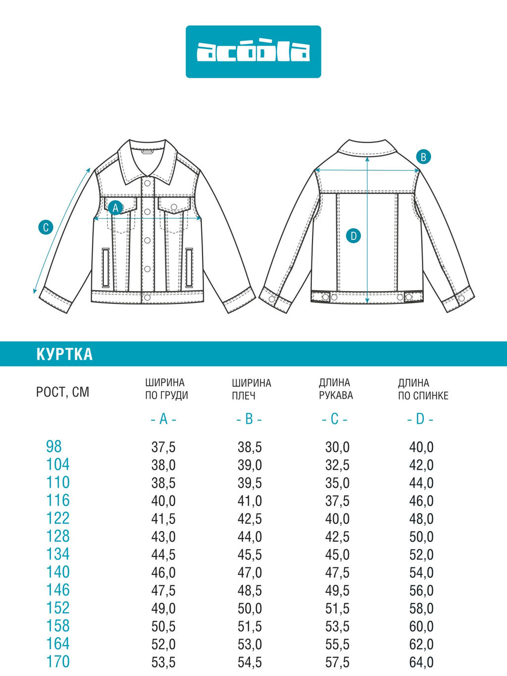 ACOOLA / Куртка джинсовая детская для мальчиков Kriston черный  фото 7