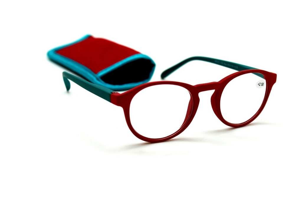 Готовые очки с футляром Okylar - 5116 red -4
