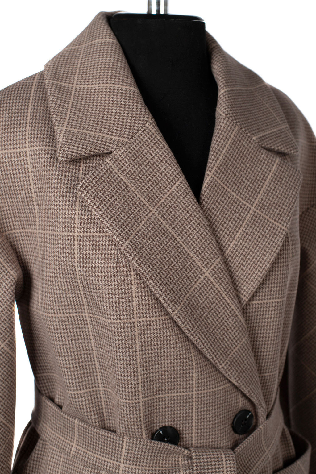 Пальто женское демисезонное (пояс) - El podio фото 10