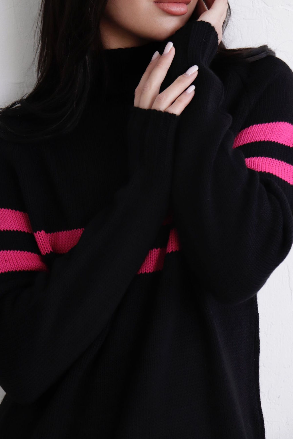 10089 Свитер чёрный - Martichelli фото 25