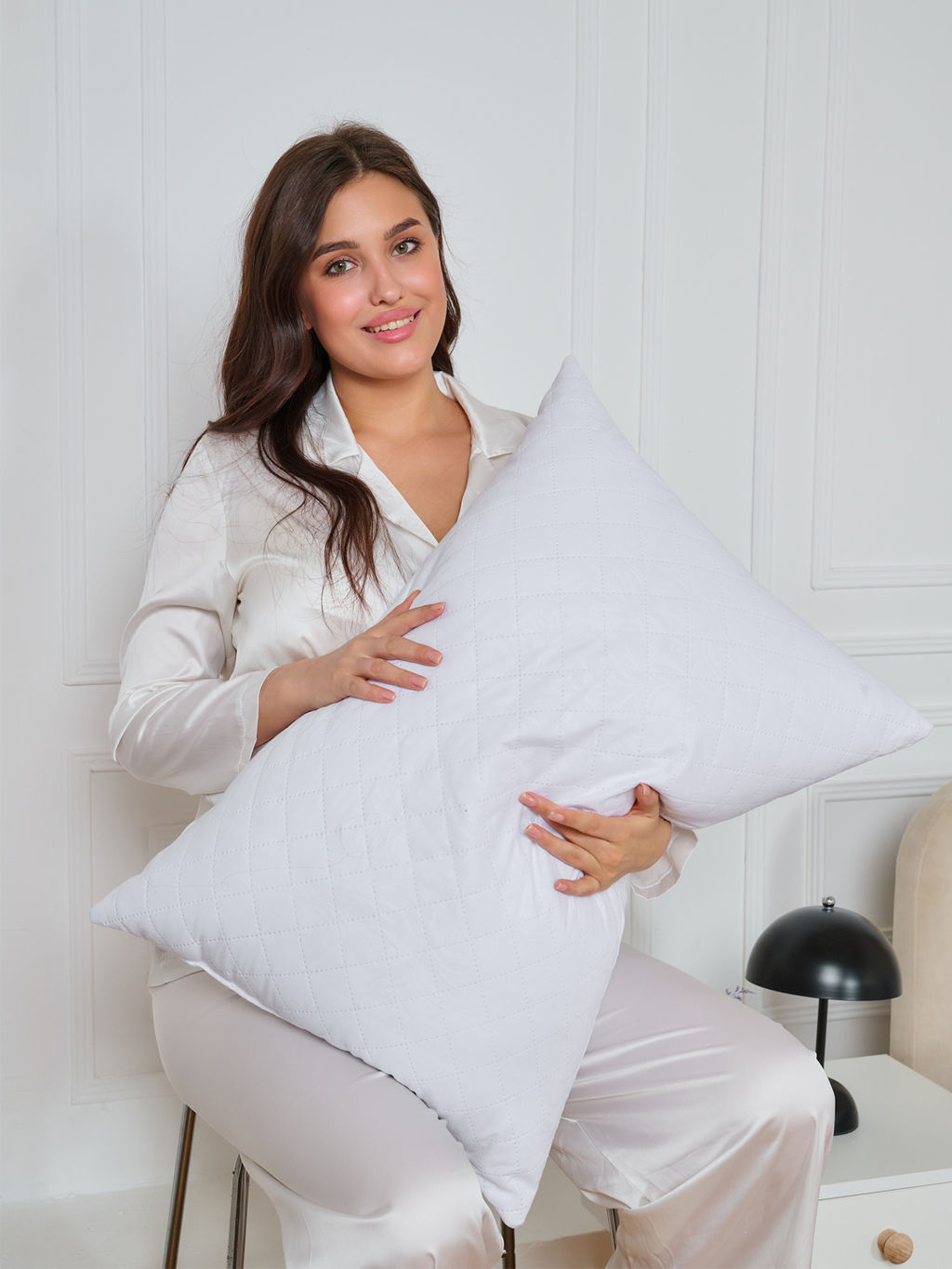 Комплект подушек для сна - Белый 50х70