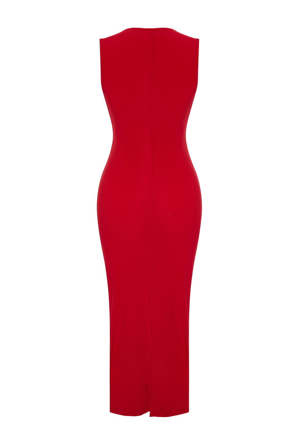 K?rm?z? Vucuda Oturan Drapeli Orme S?k Abiye Elbise TPRSS24EL00161 - Trendyolmilla фото 8