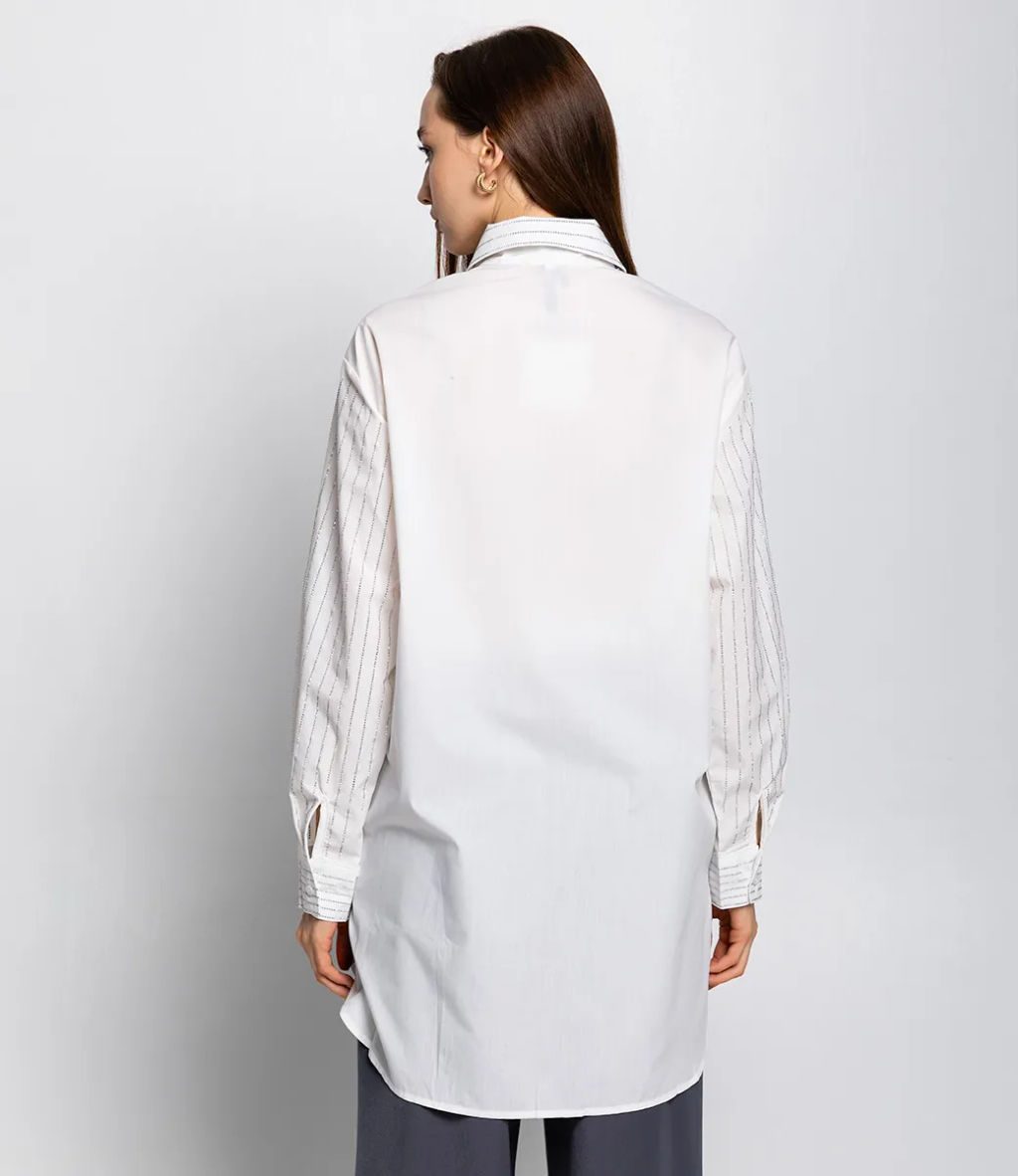 Рубашка #КТ2809, белый