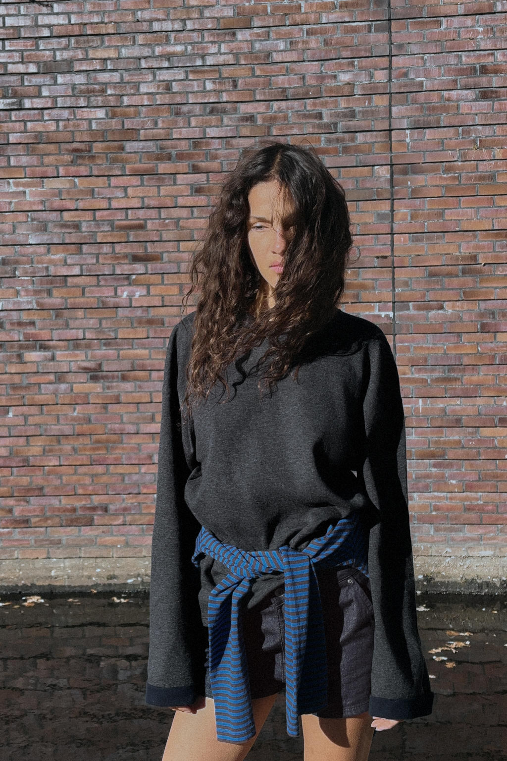 OVERSIZED LONG SLEEVE T-SHIRT - Zara фото 2