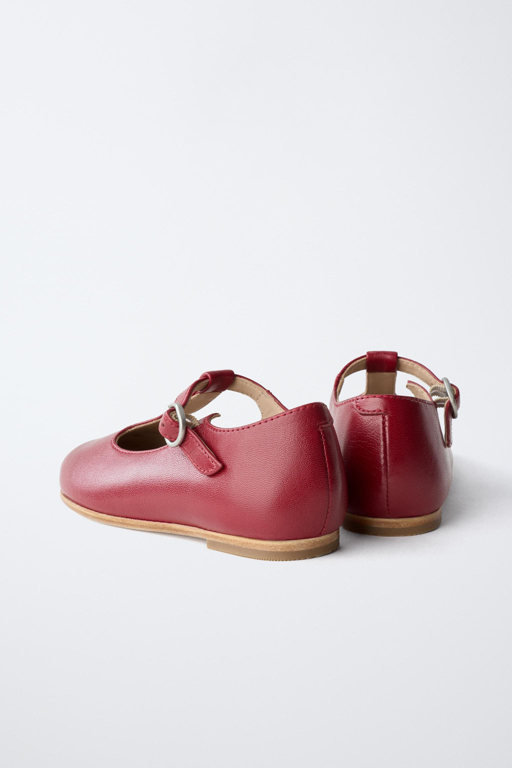 T-BAR LEATHER BALLET FLATS LIMITED EDITION - Zara фото 5