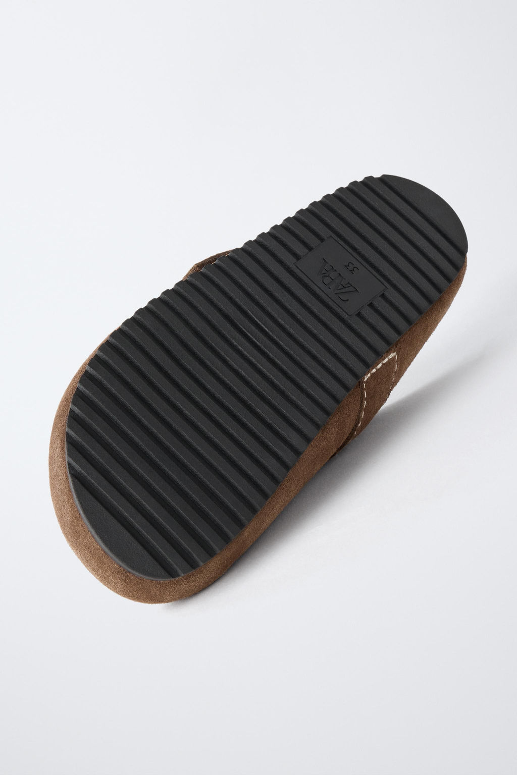 ZUECO PIEL PESPUNTES / Verde Caqui - Zara фото 7
