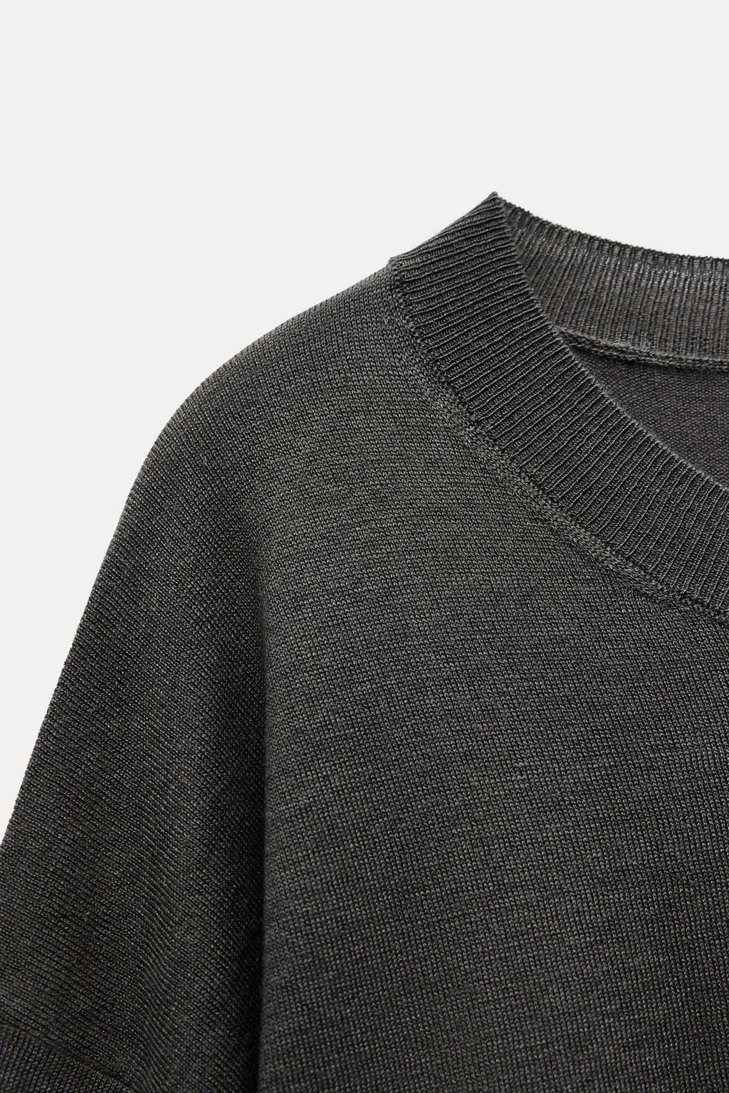 BASIC WOOL BLEND SWEATER - Zara фото 9