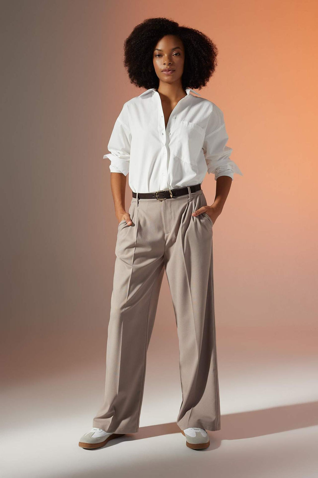 Pensli Pantolon Wide Leg Standart Boy Basic Duz Yuksek Bel Genis Bol Paca - Defacto фото 3