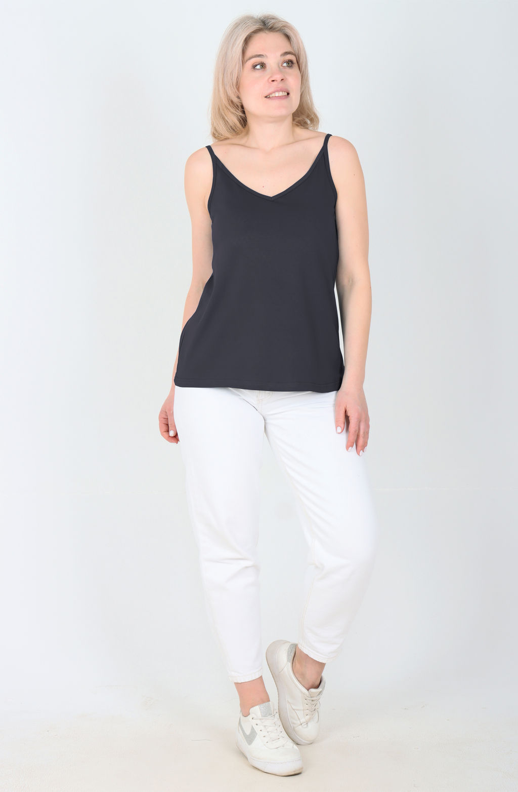 Майка Марсель Ф-111 (42-52) кулирка с лайкрой - Лотос фото 15