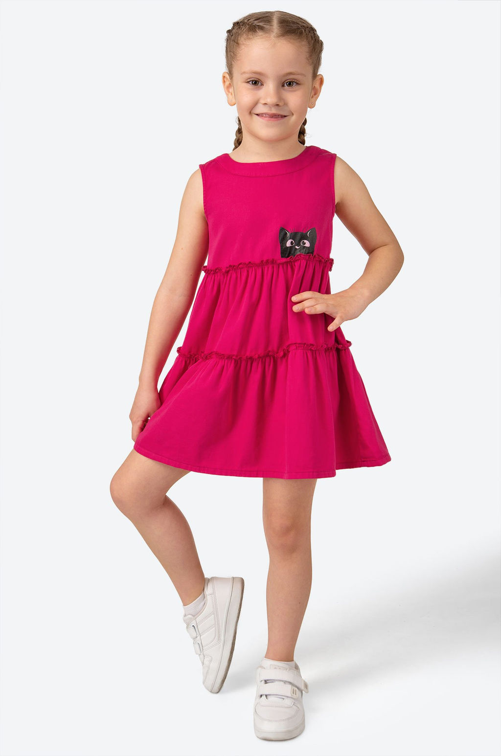 Летний сарафан из сатина для девочки Bonito  фото 9