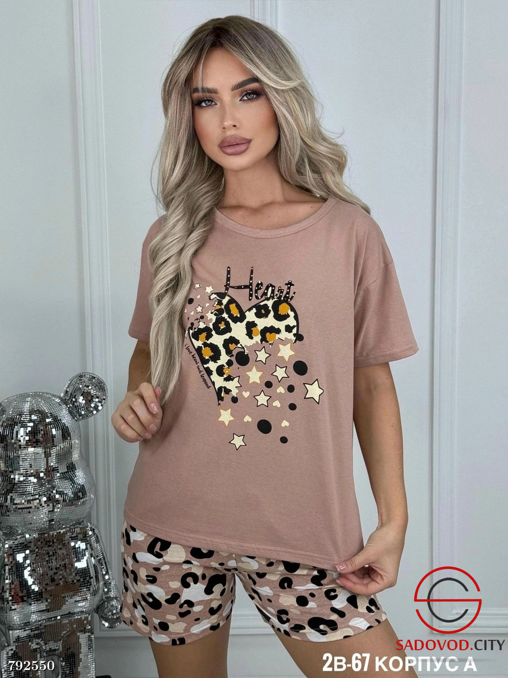 пижама женская с шортами