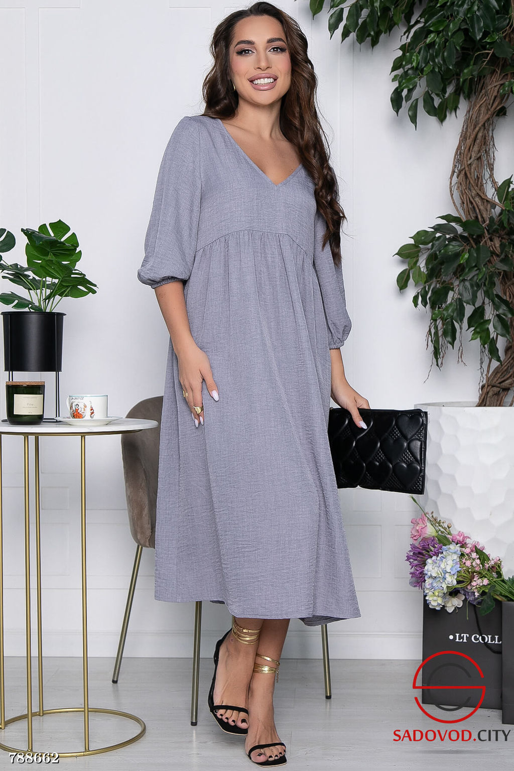 Платье свободное женское