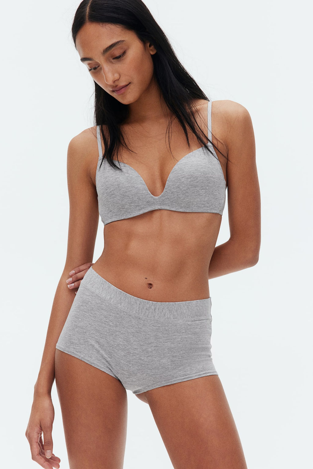 Sujetador push-up de algodon sin aros - H&m фото 3