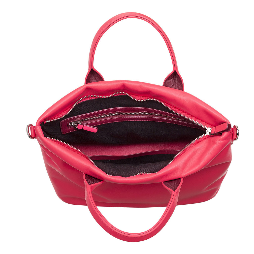Итальянская женская сумка DuDu Bags серии Jaqueline | малиновый - Dudubags фото 3