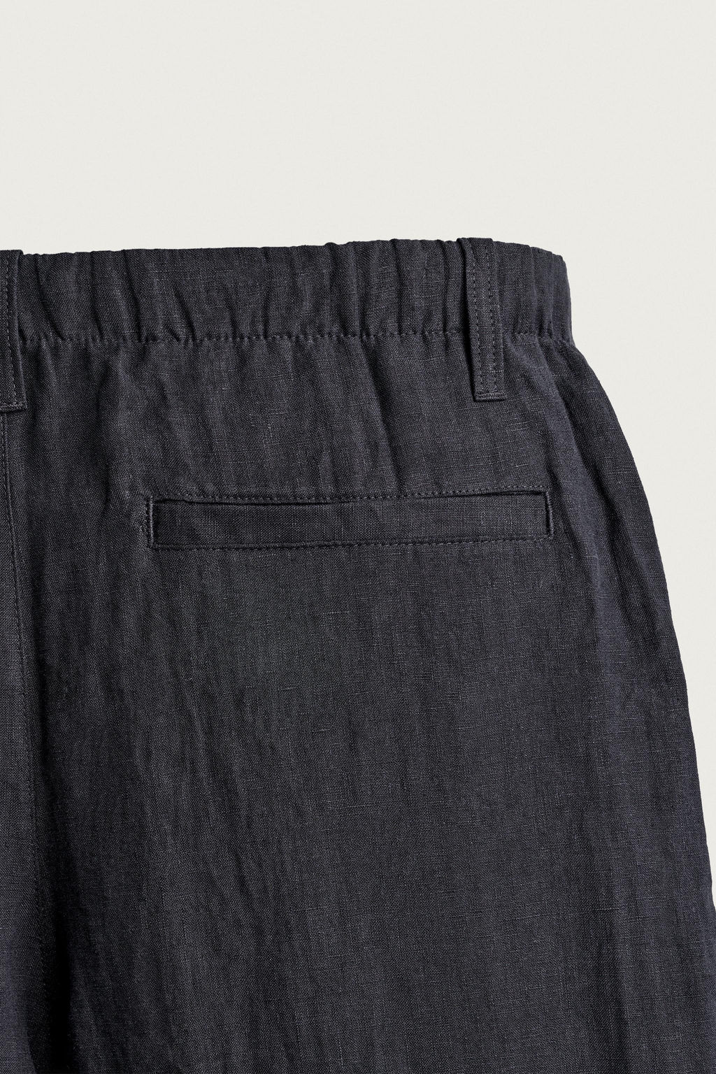 PANTAL?N RELAXED FIT 100% LINO / Marino oscuro - Zara фото 13