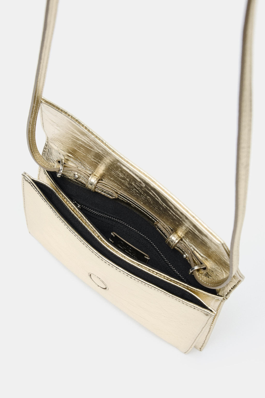 EMBOSSED FLAP BAG - Zara фото 5
