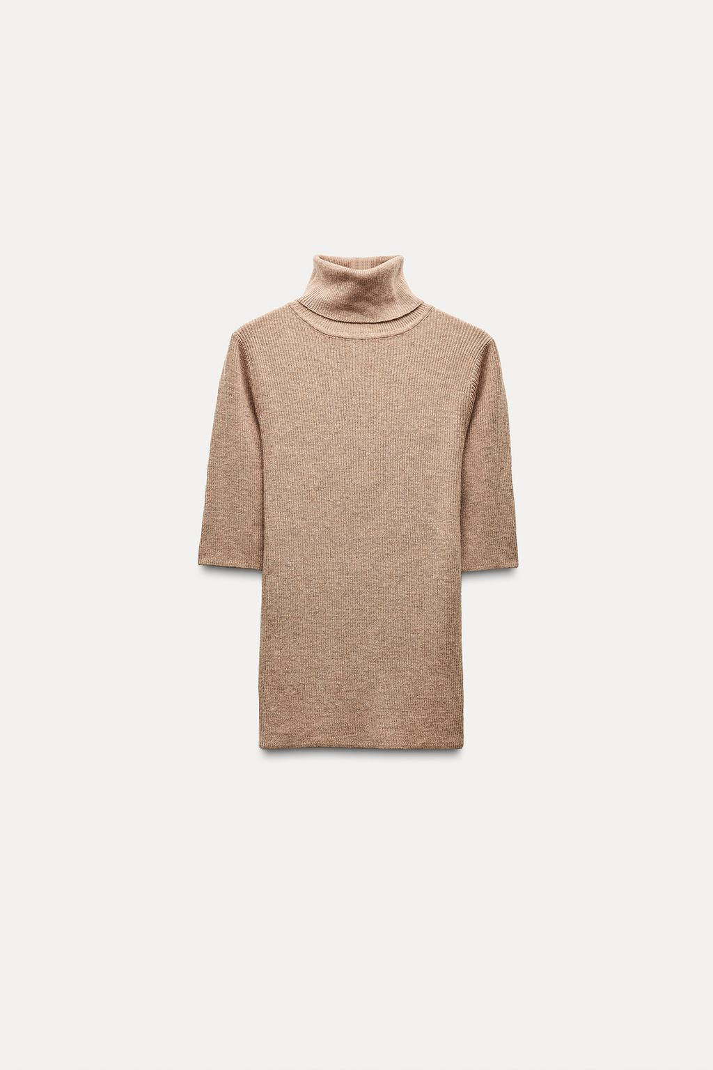 HIGH NECK KNIT TOP - Zara фото 11