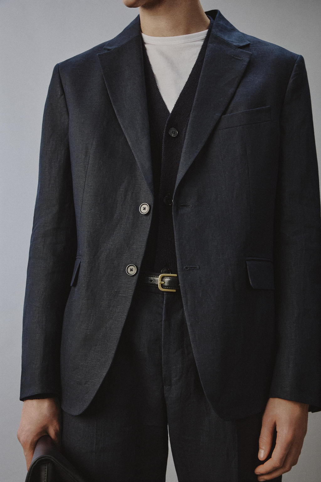 BLAZER TRAJE 100% LINO / Marino - Zara фото 6