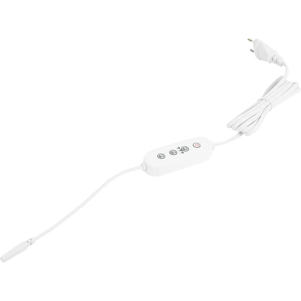 UST-E32 WHITE 2M Таймер с вилкой и разъемом L,N для фито светильника, 220В. 150Вт. Провод 2 метра. ТМ Uniel