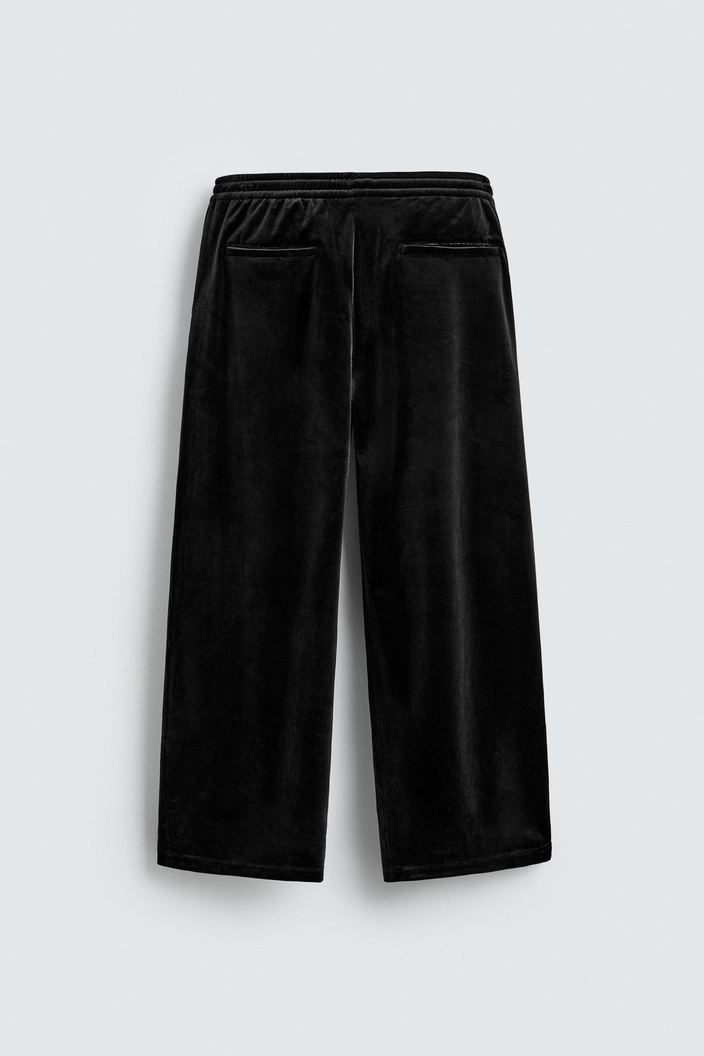 RELAXED FIT VELVET TROUSERS - Zara фото 8