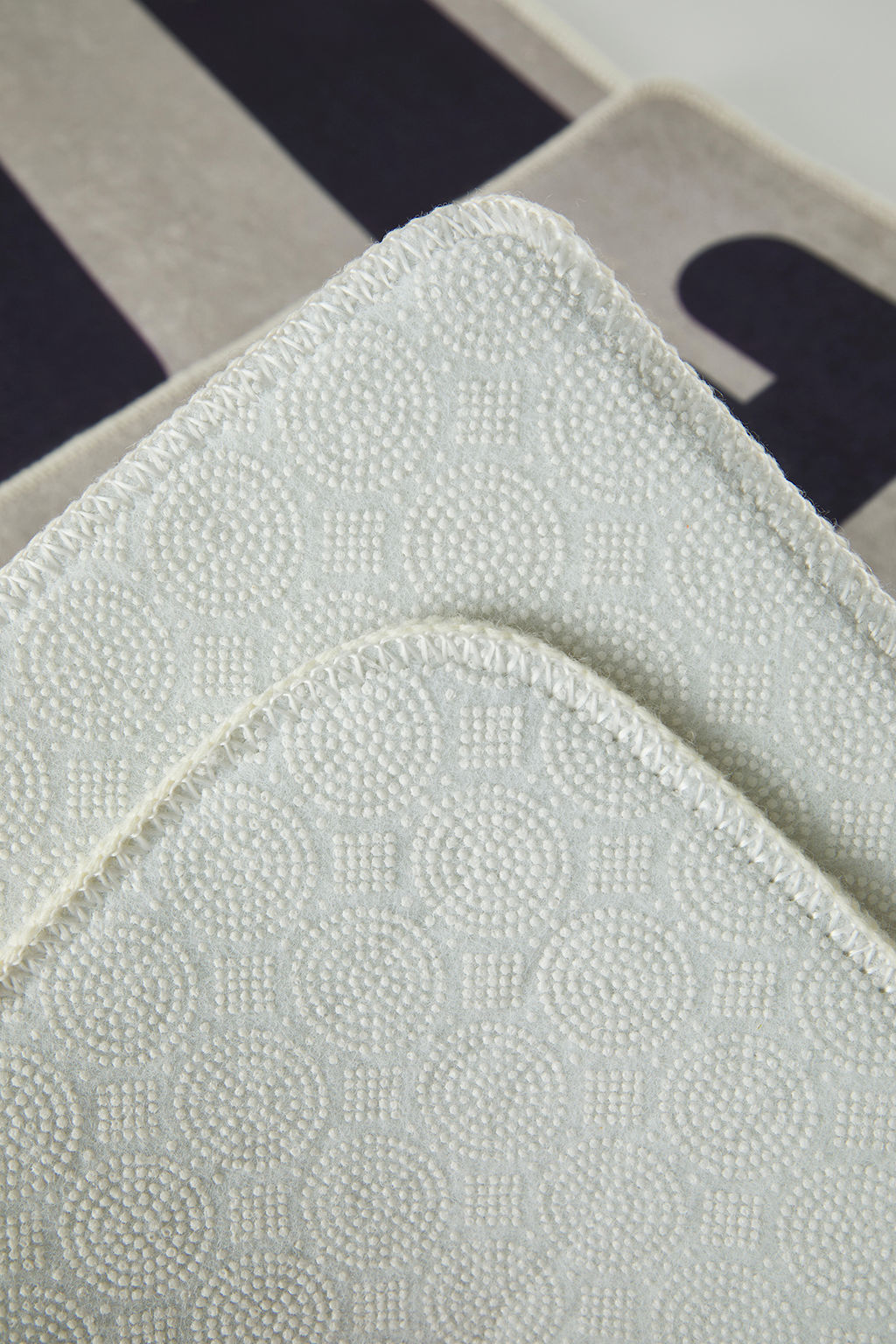 Trendyolmilla Home 2li Bask?l? Kayd?rmaz Tabanl? Banyo Paspas Seti TPHSS25BPS00013 фото 3