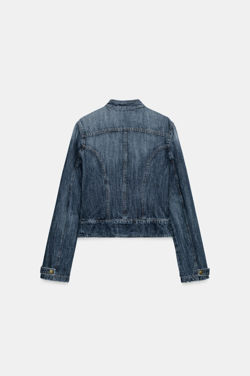 CHAQUETA DENIM TRF TRABILLAS BOTONES / Marino - Zara фото 6