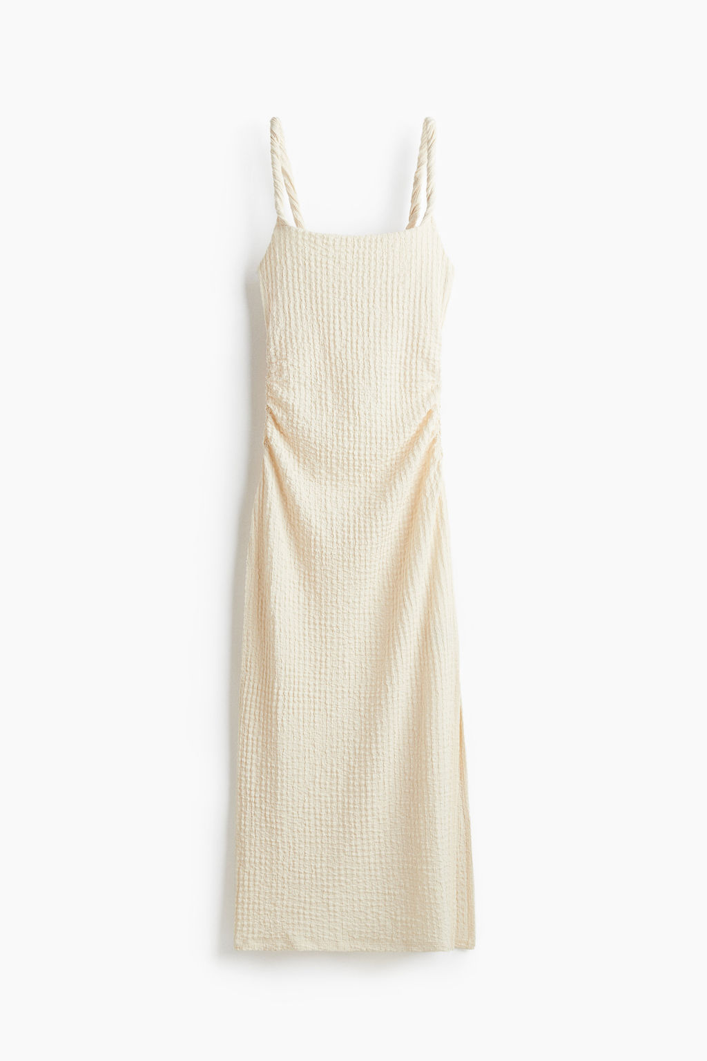 Vestido midi en punto con textura - H&m фото 2