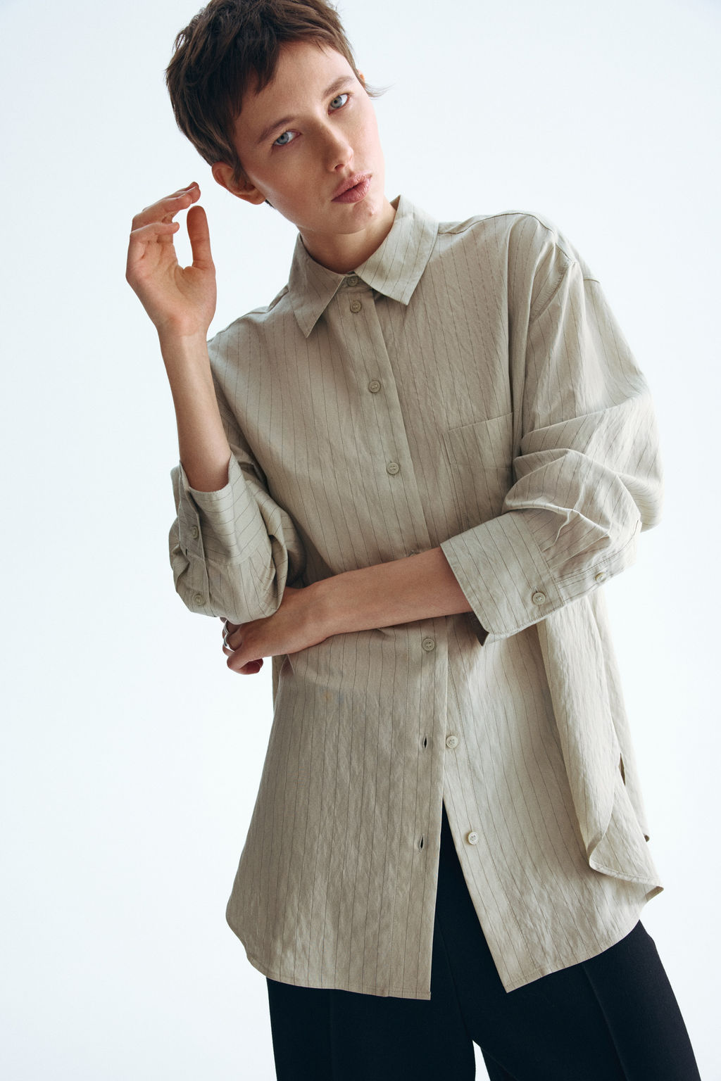 Camisa oversize - H&m фото 8