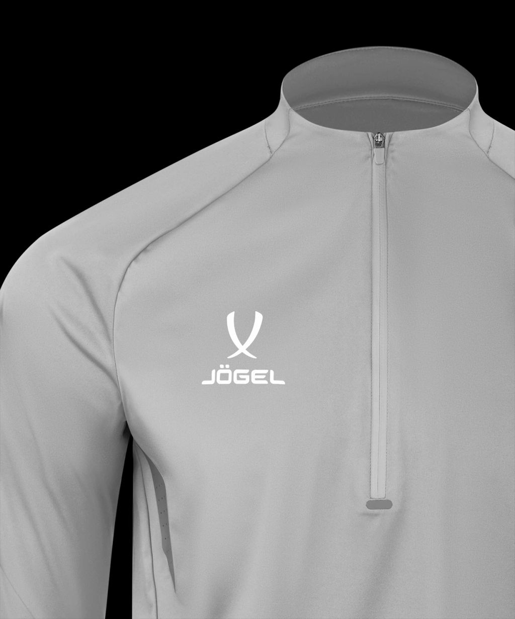 Джемпер ветрозащитный JOGEL PREMIER PerFormPROOF 1/4 Zip Wind Top, серый  фото 5