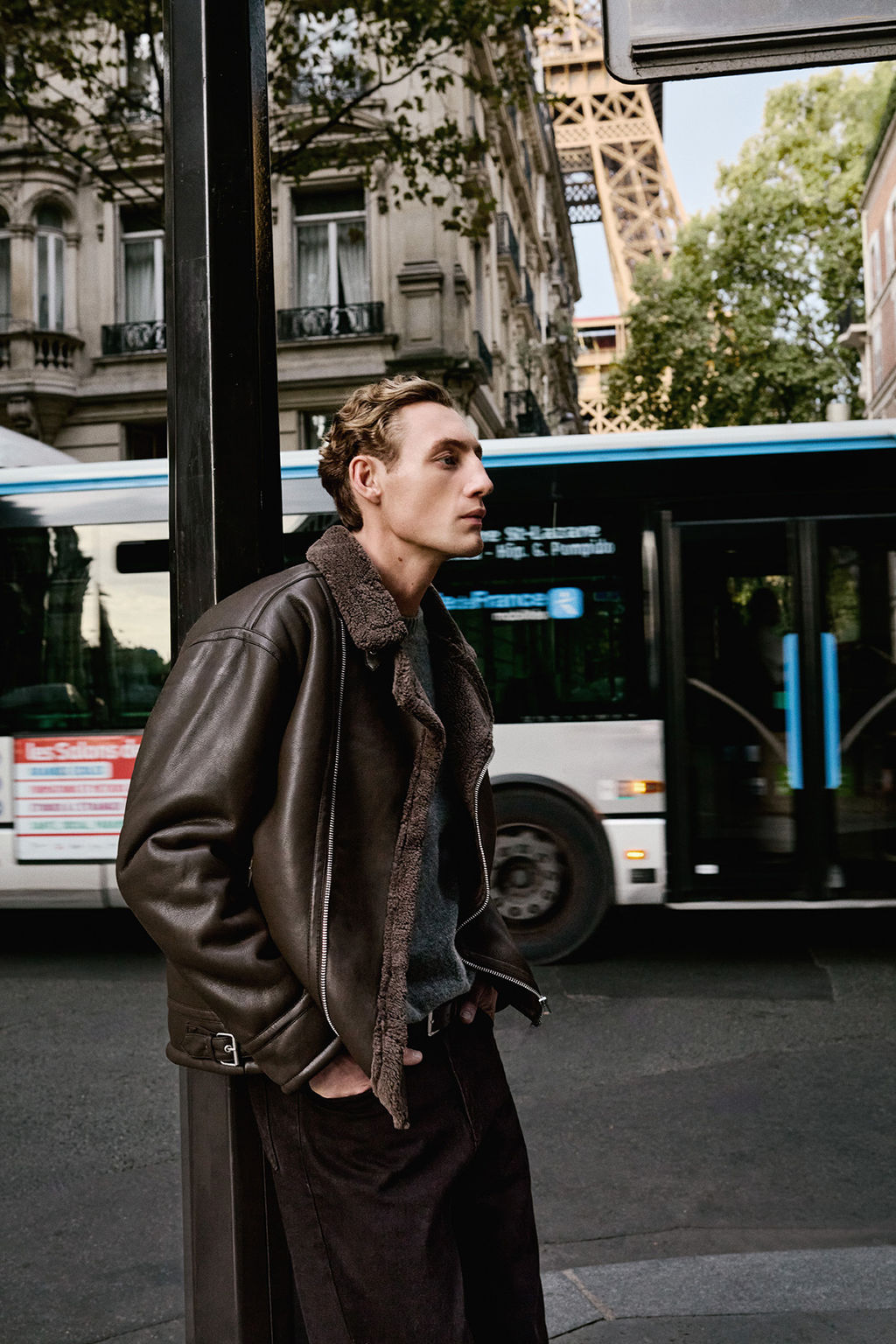 Siyah Regular Fit Suni Deri %100 PU Ici Polarl? Kal?n K?sl?k Erkek Mont TMNAW26MO00005 - Trendyolmilla фото 16