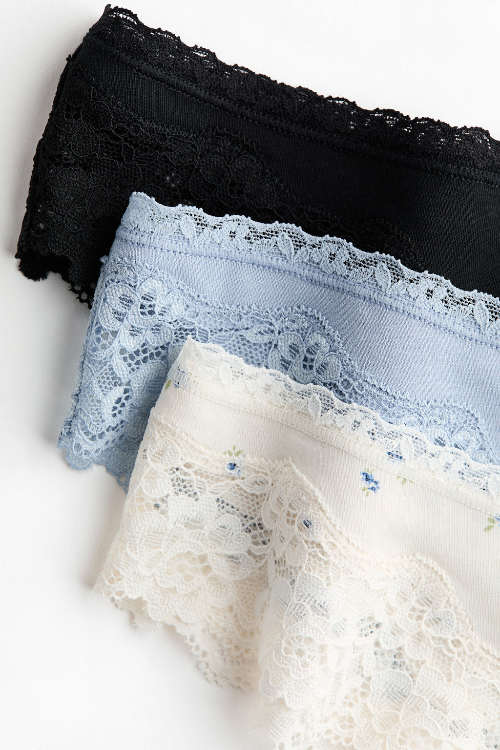 Pack de 3 bragas Brazilian de algod?n y encaje - H&m фото 3