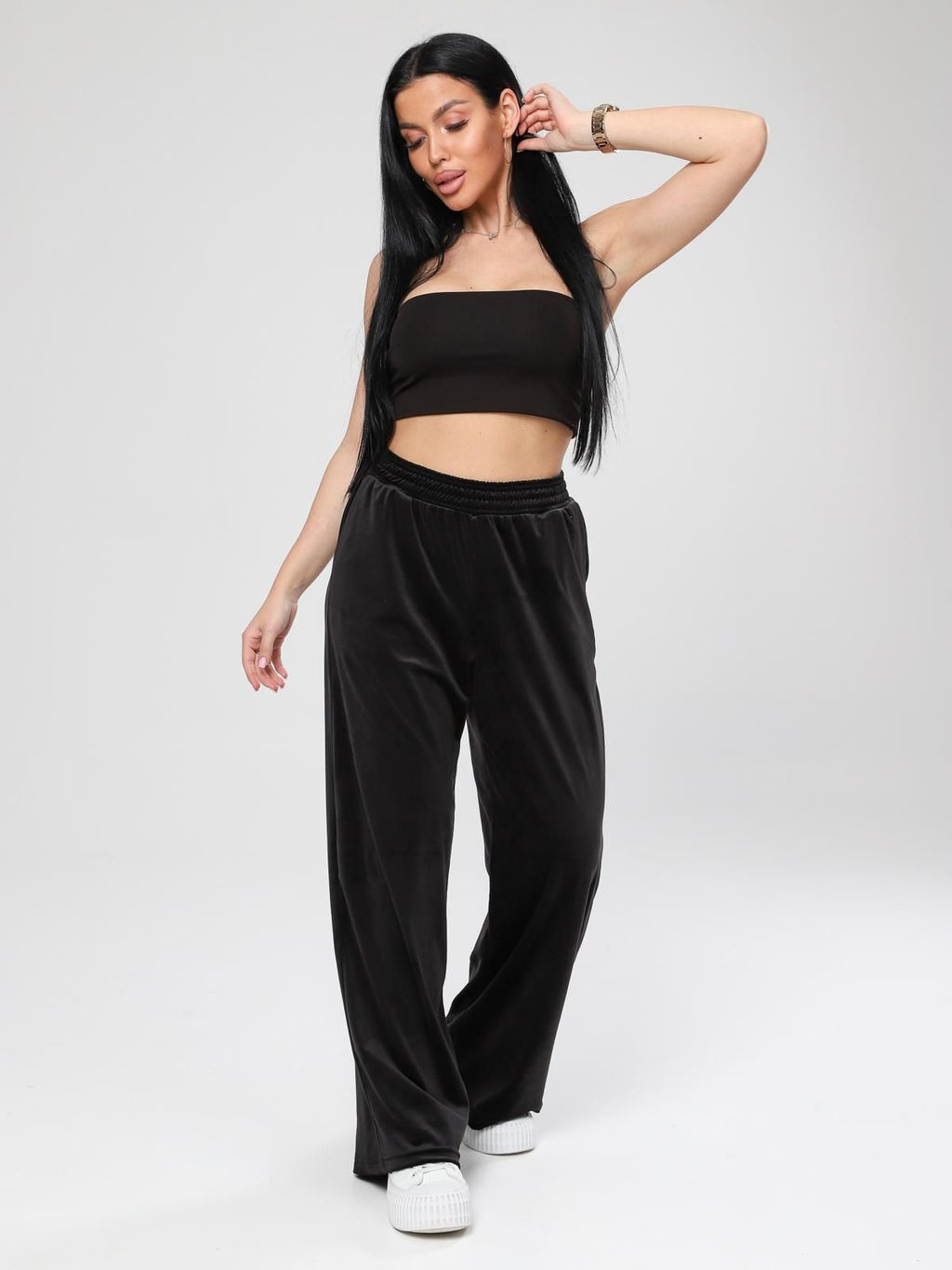 IV-CAPRIZ Марлена - брюки из велюра с лайкрой  фото 35