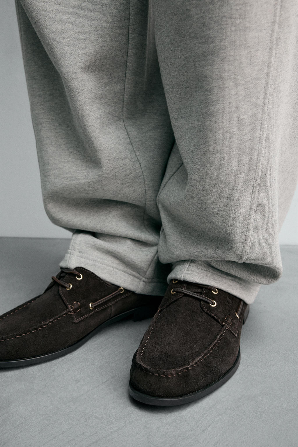 CHAMPION ® X ZARA LEATHER DECK SHOES  фото 2